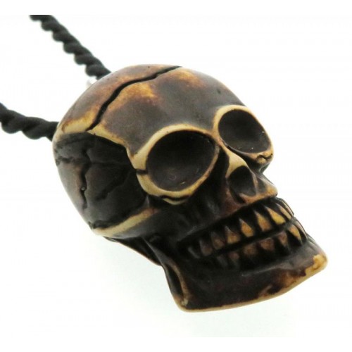 Chunky Resin Skull Pendant